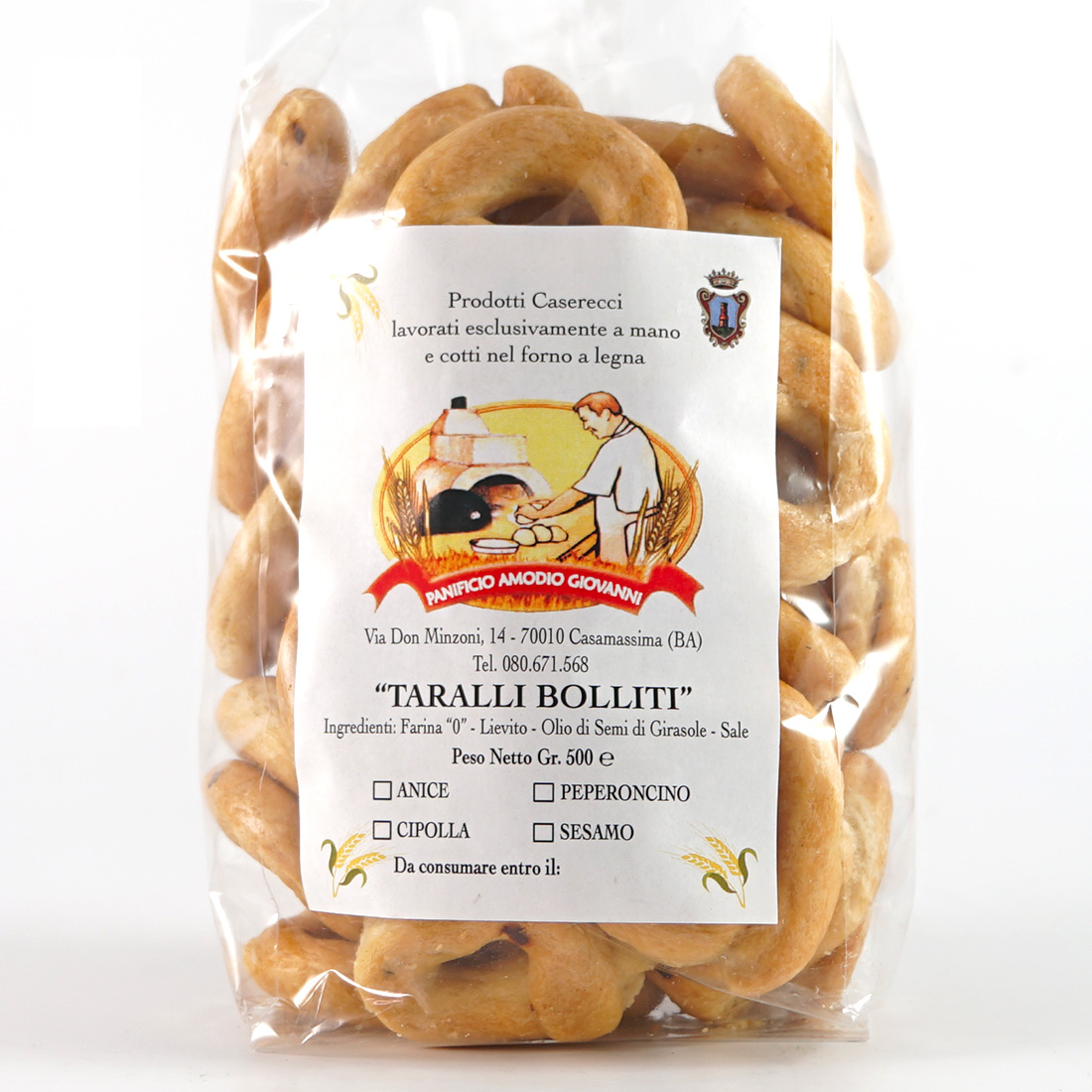 Taralli al Peperoncino 500gr